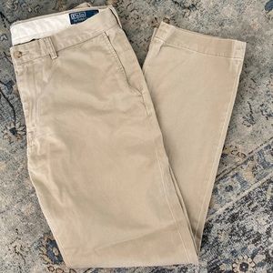 Polo Ralph Lauren tan chinos; 36x34